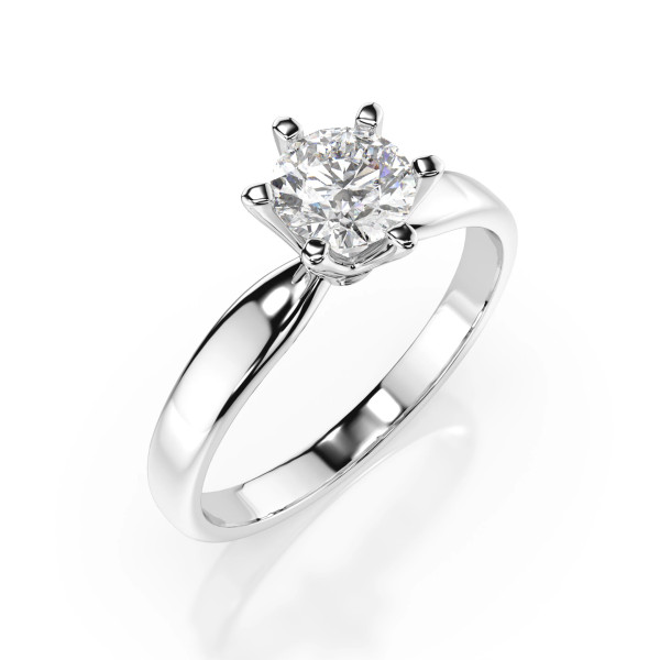 Cara пръстен с диамант 0.50 ct GIA сертификат – ЗЛАТНО БИЖУ 14К K101-10040W(5.1)/14K