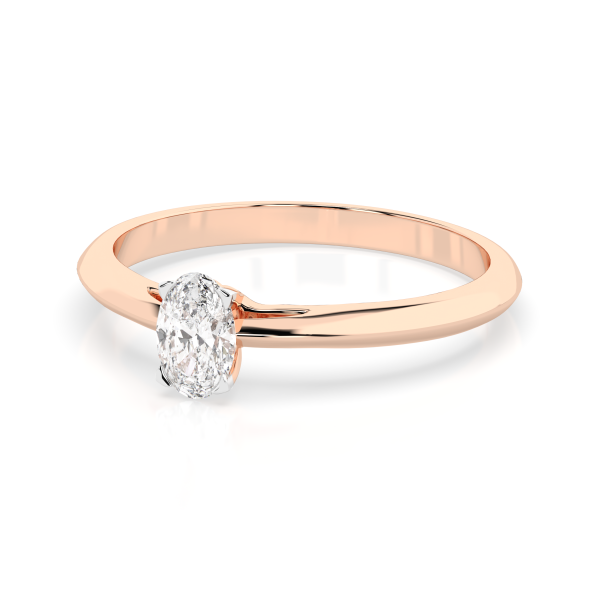 Cara пръстен с диамант 0.40 ct GIA сертификат K101-10190R OV
