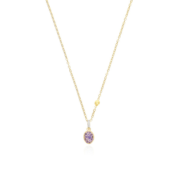 Nanis Boules Small висулка аметист, диаманти PS26-609