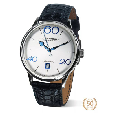 ALEXANDER SHOROKHOFF SIXTYTHREE SILVER 40MM  LIMITED EDITION 50PCS AS.LA02-1