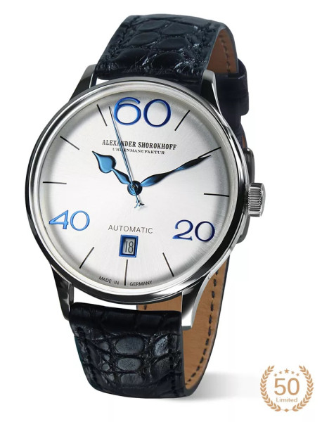 ALEXANDER SHOROKHOFF SIXTYTHREE SILVER 40MM  LIMITED EDITION 50PCS AS.LA02-1