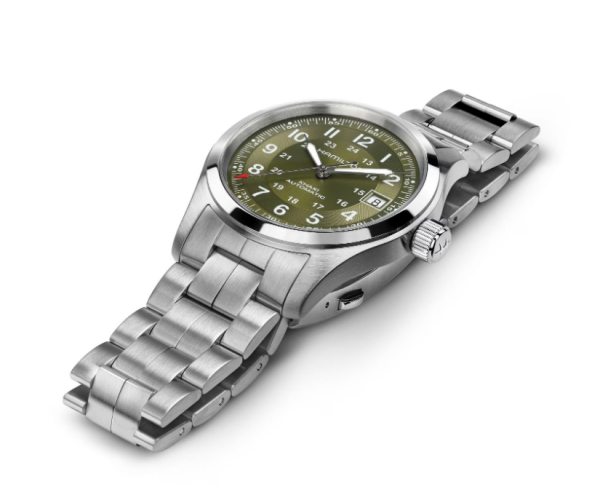 мъжки часовник Hamilton 38 мм автоматик със зелен циферблат – ClassicWatches.bg1