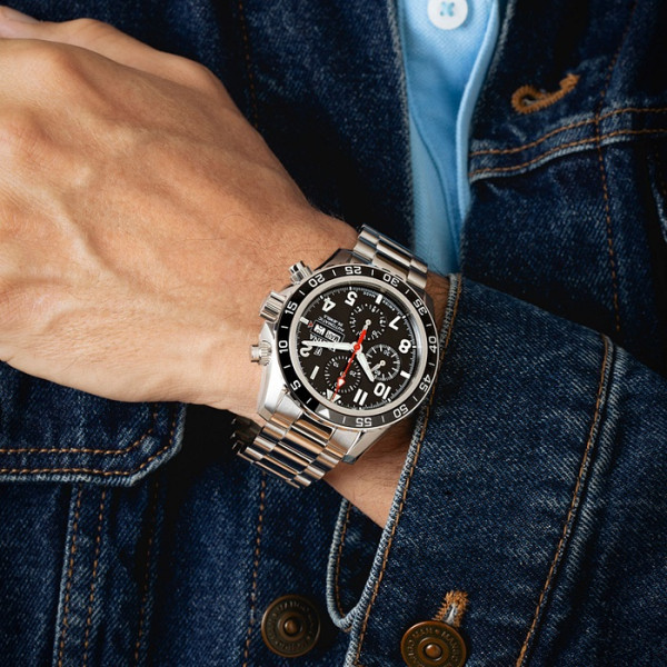 FESTINA SWISS MADE AVIATOR NORTH CHRONO AUTOMATIC 45.8MM F20055/4