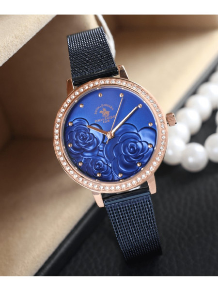 SANTA BARBARA POLO & RACQUET CLUB UNIQUE 34MM LADY`S WATCH SB.6.1119.2