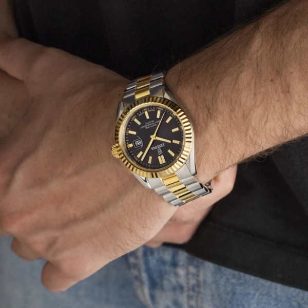 festina swiss f20085 c изглед отпред черен циферблат classicwatches.bg
