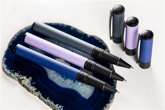 РОЛЕР S.T.DUPONT D-INITIAL LILAC AND MATT BLACK 262001