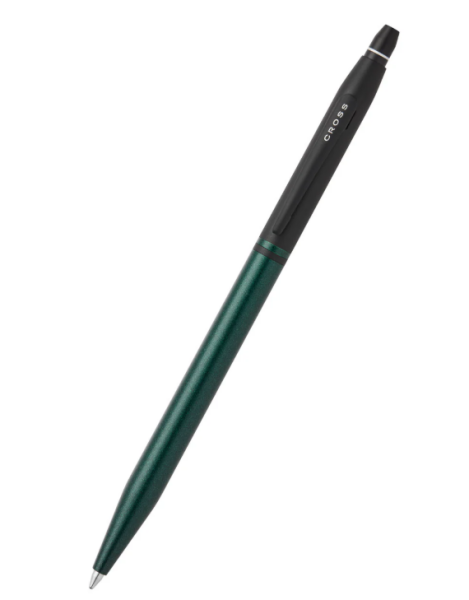 Cross Click Tuxedo - Satin Metallic Green With Black химикалка