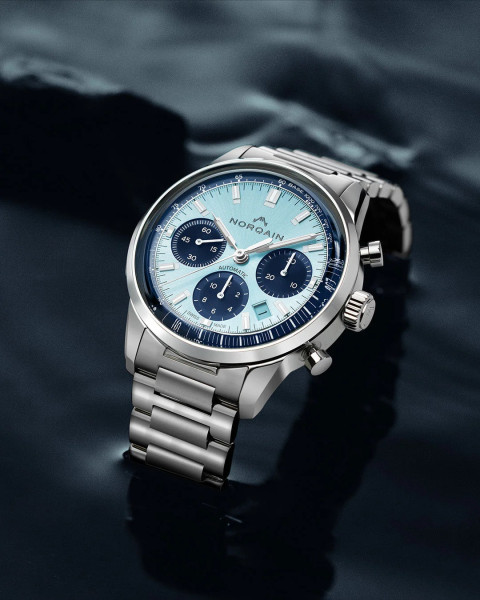 NORQAIN Freedom 60 Chrono N2201.19S01.A03 автоматичен хронограф с три брояча – classicwatches.bg