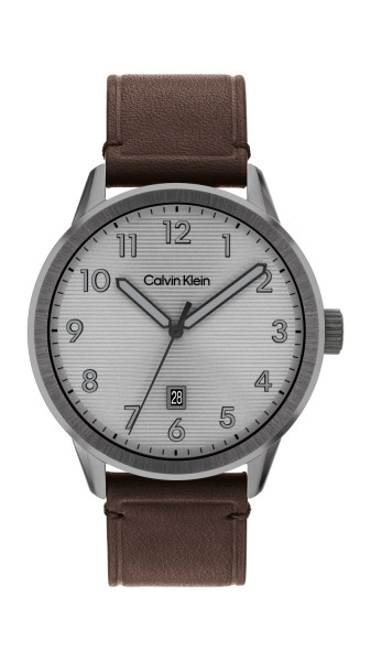 Calvin Klein 25200519 кварцов модел с кафява кожена каишка – ClassicWatches.bg