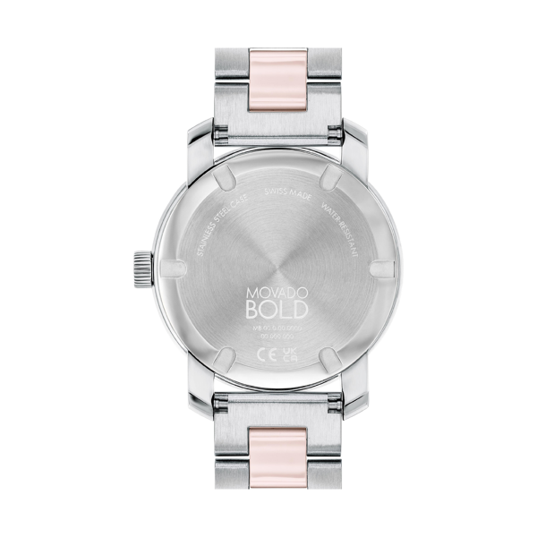 MOVADO BOLD EVOLUTION CERAMIC QUARTZ 36MM LADIES WATCH 3600801