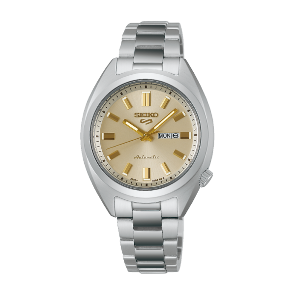 Часовник Seiko, Seiko SRE023K1, дамски автоматичен часовник, Seiko 5 Sports, сребрист циферблат Seiko
