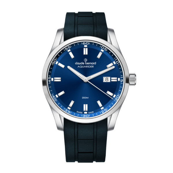 Claude Bernard Aquarider Date 53028 3CA BUIN