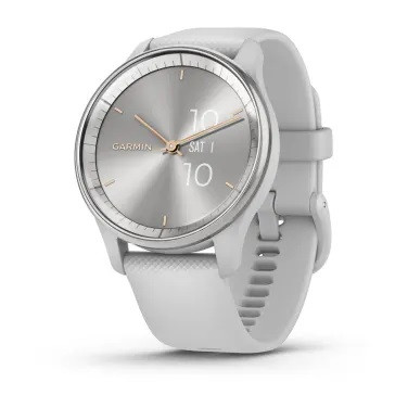 GARMIN VÍVOMOVE® TREND SILVER MIST GREY 40ММ СИЛИКОНОВА КАИШКА 010-02665-03