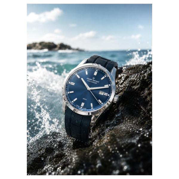 Claude Bernard Aquarider Date 53028 3CA BUIN
