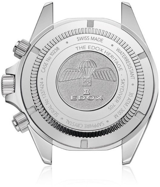 EDOX SKY DIVER 70'S CHRONOGRAPH 44MM MEN'S WATCH 10238 3NM BUI