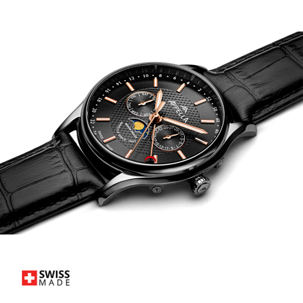 Appella L70013.S2R6QF кожена каишка мъжки модел classicwatches.bg