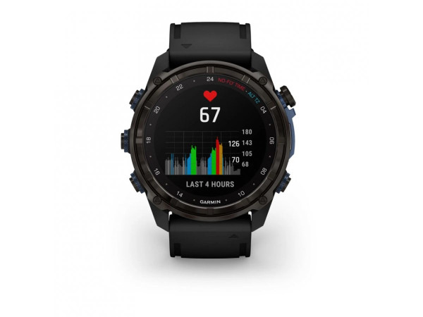 GARMIN Descent™ Mk3i - 51мм Carbon grey DLC титан с черна силиконова каишка