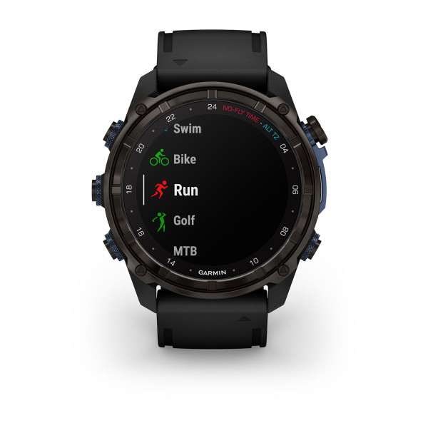 Garmin Descent Mk3i Carbon Grey DLC титан с черна силиконова каишка 010-02752-16