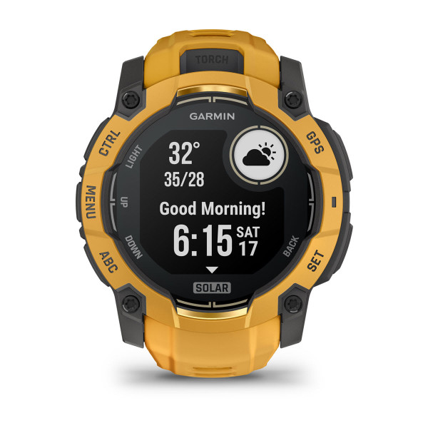 Garmin Instinct 3 Solar Sunburst със Sunburst/Grey каишка 010-02935-02