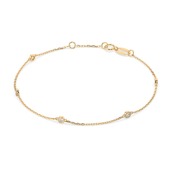 CARA DIAMANTI Златна гривна с диаманти K105-10008Y