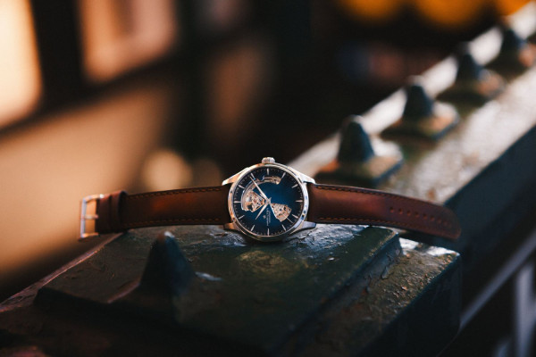 HAMILTON JAZZMASTER OPEN HEART 40MM MEN'S WATCH H32675540