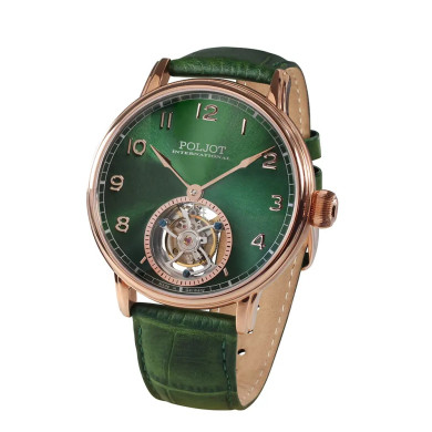 Часовник POLJOT INTERNATIONAL TOURBILLON 3400.XVIII – Limited Edition 30pcs 3400.T-XVIII-GR