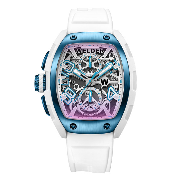 часовник welder w75 wrm5003 бял корпус силиконова каишка classicwatches.bg