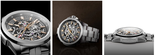 Часовник NORQAIN Independence Skeleton 42mm N3000.07S02.G01