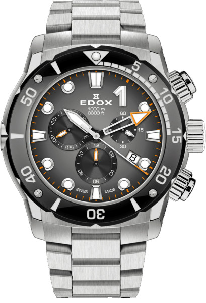 EDOX CO-1 QUARTZ 45MM MEN'S WATCH 10242 TINM GIDNO