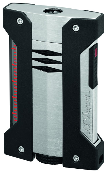 ЗАПАЛКА S.T.DUPONT DEFI EXTREME TORCH CHROME BRUSHED GREY 21403