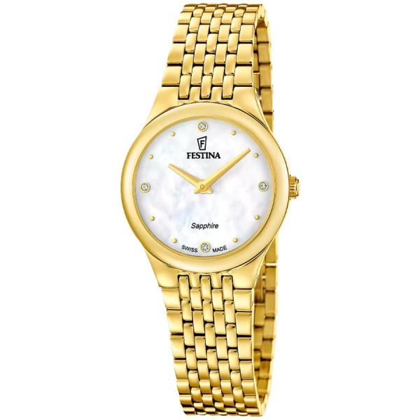 Festina F20098/1 дамски часовник седефен циферблат
