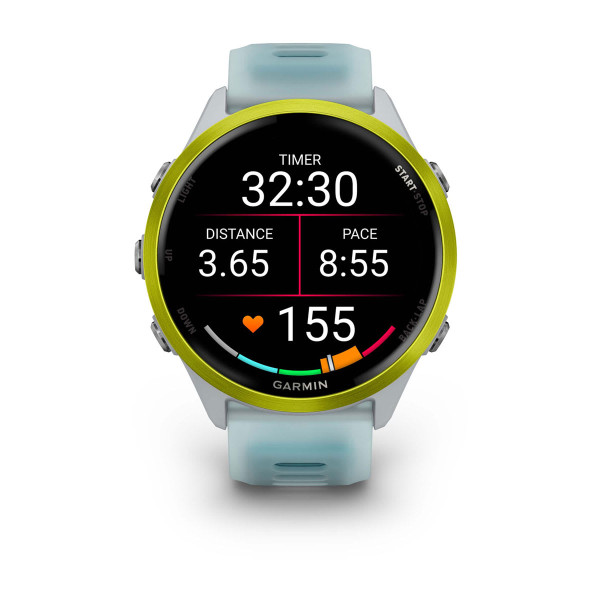 Garmin Forerunner 570 Amp Yellow Aluminium с Translucent Whitestone/Turquoise каишка 010-02971-01