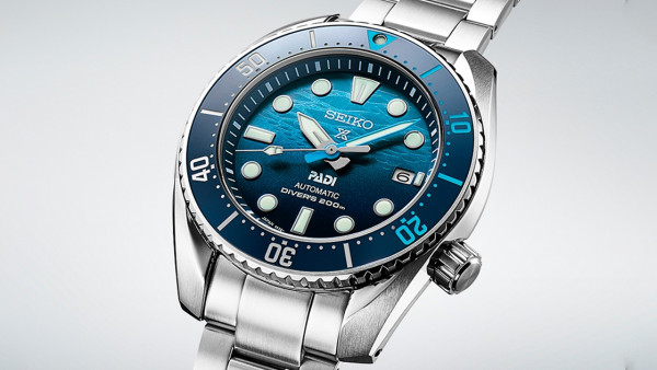 SEIKO PROSPEX GREAT BLUE SPECIAL EDITION SUMO PADI AUTOMATIC DIVER`S 45MM  SPB375J1