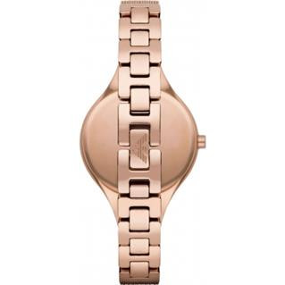 дамски часовник emporio armani ar7400 – корпус и верижка от благородна стомана с розовозлатисто PVD покритие, изглед отзад – оригинален от ClassicWatches.bg