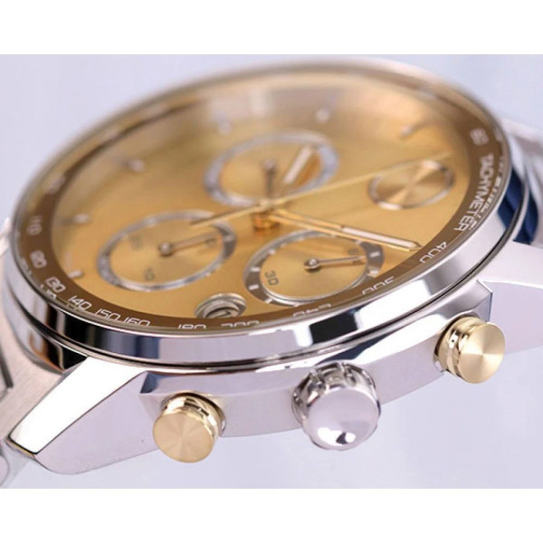 мъжки часовник кварцов movado-3600907-gold-dial-classicwatches