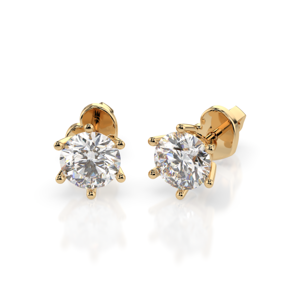 Cara обеци с диаманти 0,80 ct GIA сертификат K102-10151Y
