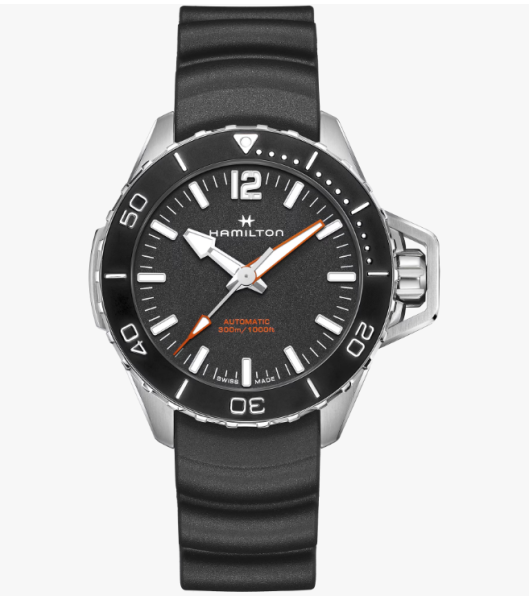 мъжки часовник Hamilton Frogman Auto H77825330 отпред – ClassicWatches.bg
