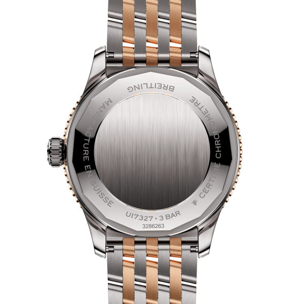 Дамски часовник Breitling U17327211A1U1 от стомана и 18К розово злато  classicwatches.bg