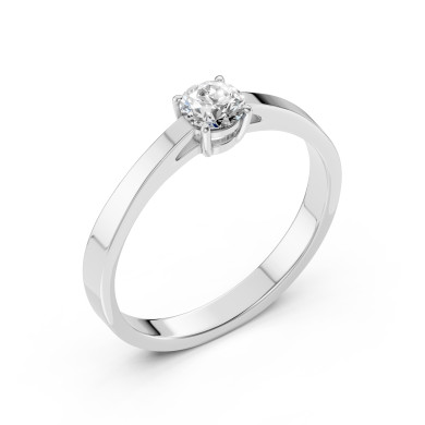 CARA Златен пръстен с диамант 0.35 ct GIA сертификат K101-10012W