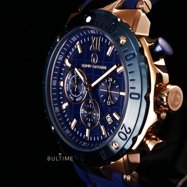 SERGIO TACCHINI HERITECH DUAL TIME 45MM MEN`S WATCH  ST.18.102.02