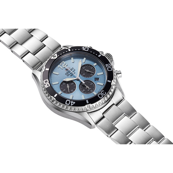 Часовник Orient RA-TX0206L – соларен хронограф с 200 м водоустойчивост и сапфирено стъкло – оригинален от ClassicWatches.bg