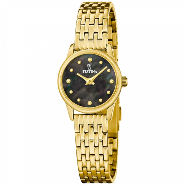 часовник festina mademoiselle f20750 6 дамски златист classicwatches.bg
