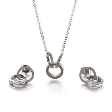 Комплект дамско колие и обеци Lee Cooper LC.S.01052.330