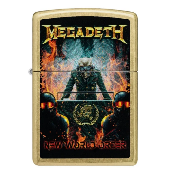 Zippo Megadeth запалка, New World Order Design