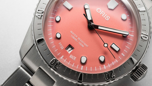 ORIS DIVERS SIXTY-FIVE AUTOMATIC 38MM WATCH 733 7771 4058-07 8 19 18d