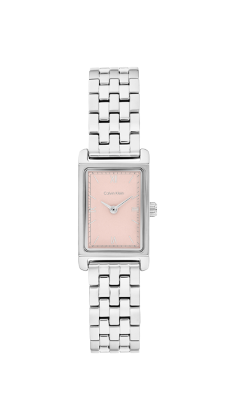 Calvin Klein 25100197 дамски часовник с розов циферблат
