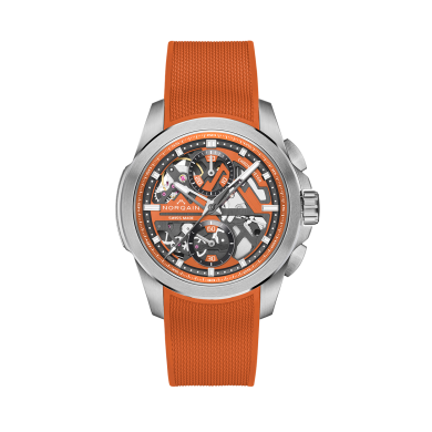 Часовник NORQAIN Independence Skeleton Chrono 42mm N3200.40S01.O01