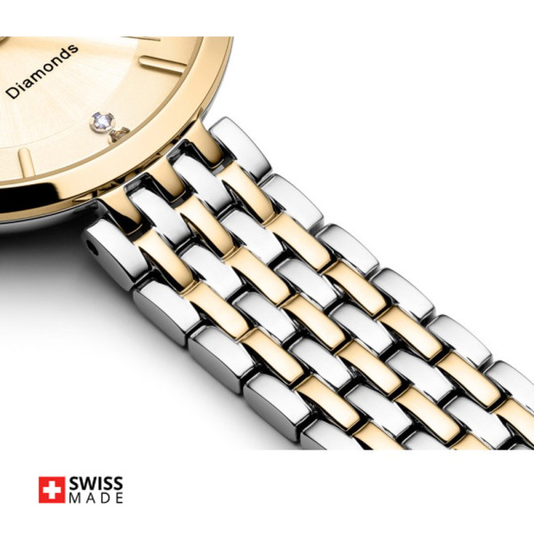 часовник Appella L50013.2191DQ четири диаманта дата classicwatches.bg