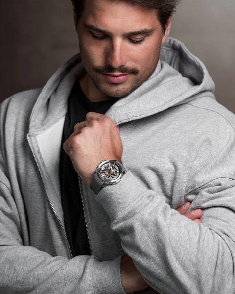 NORQAIN Independence Skeleton 42mm N3000.07S02.G01 със стоманен корпус – classicwatches.bg