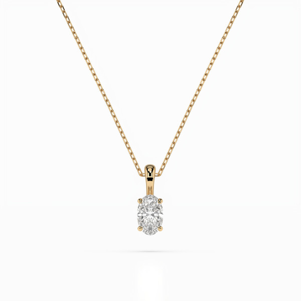 Cara колие с диамант 0,30 ct GIA сертификат K104-10069Y OV